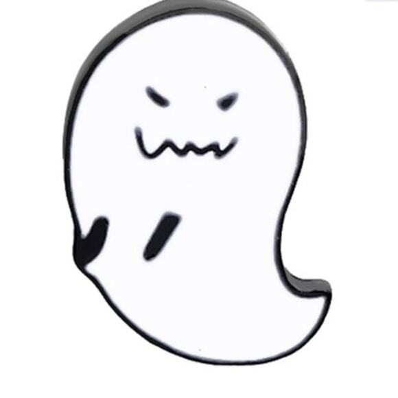 Cute Ghost Pin Brooch Halloween - Picture 1 of 2